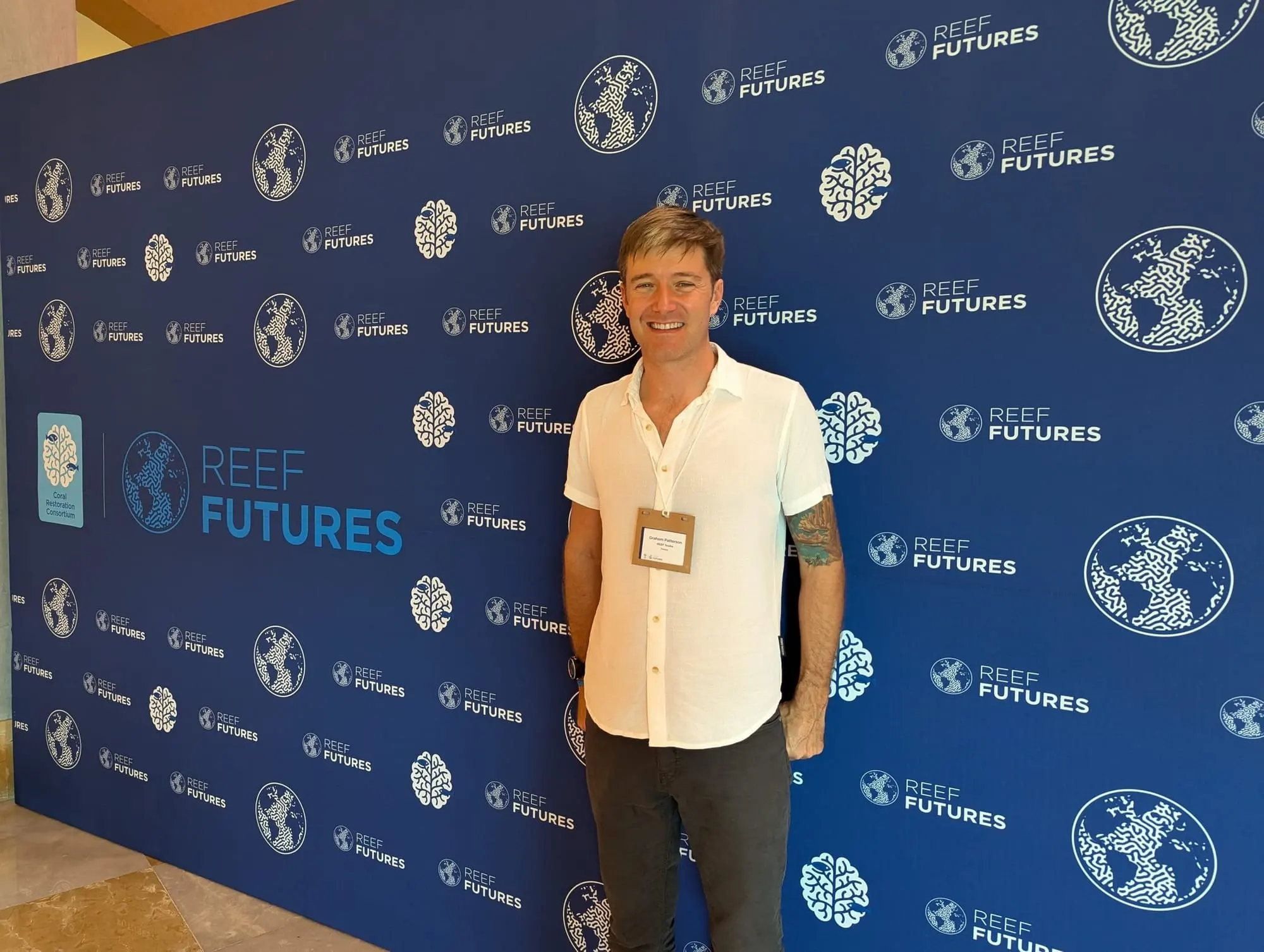 Graham Patterson at the Reef Futures conference.