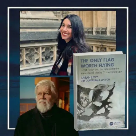 Sarah Levy and Captain Paul Watson